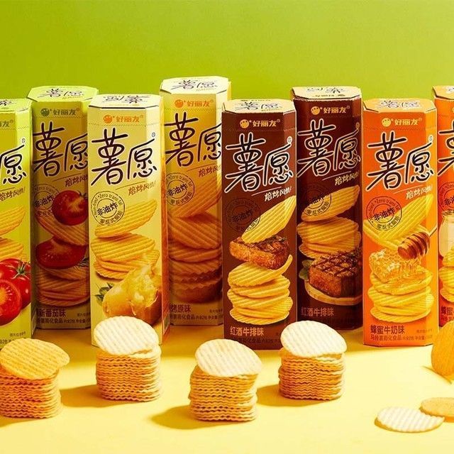 好丽友 薯愿薯片  蜂蜜牛奶味35.8g*5包