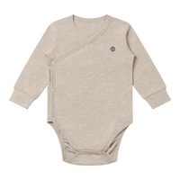 nest designs婴儿连体衣和尚衣新生儿宝宝包屁衣睡衣爬服天竹绒秋冬款 暖香褐