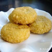 维他正宗北京特产护国寺小吃软糯炸糕红豆沙馅小吃新鲜现做真空装 炸糕12个