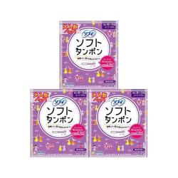 苏菲 尤妮佳卫生棉条卫生巾指入姨妈棒导管式指入普通日用量多3包