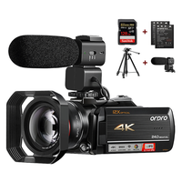 欧达 AC5摄像机4K光变录像机专业直播摄影机家用手持DV高清数码记录仪便携婚庆会议短视频