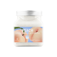 美丽蓓菲森缇澳白桃果味海盐身体磨砂膏350ml*1罐温和去角质浴盐 白桃磨砂膏