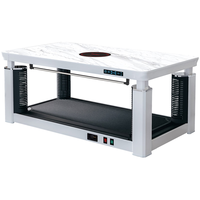  焱魔方 语音升降 电暖桌+岩板+合金钢底+防烫