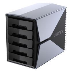 绿联 70441 2.5/3.5英寸 五盘位 SATA硬盘盒 USB3.0 Type-C
