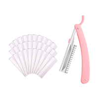  Lacasa/优家 防护网不易伤肤 修眉刀套装+刀架  30片+刀架