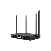 VOLANS 飞鱼星 企业级双频千兆wifi6无线VPN路由器 4路独立PA/wifi穿墙/千兆端口 AX1800