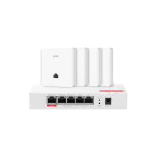 H3C/新华三 3000M 全屋wifi套装+千兆双频无线ap+5口PoE路由器