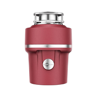 InSinkErator 爱适易 Evolution系列 E100 垃圾处理器 红色