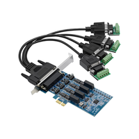 EB-LINK 光电隔离 工业级PCI-E转4口485/422串口卡 接线柱