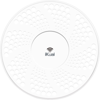 爱快（iKuai）6000兆吸顶AP双频2.5G网口Wi-Fi6高速率HX6000带机量160台POE供电别墅酒店商用wifi全覆盖