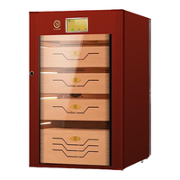 bulldog/布尔道格 恒温恒湿 雪茄柜 咖啡色 128瓶