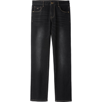 HLA海澜之家牛仔裤男山不在高系列磨毛裤子男冬季 黑牛过渡色（深）1L 37 180/94A 171~176斤