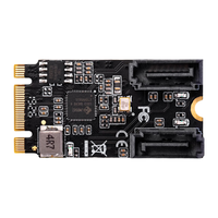 乐扩M.2转2口SATA6G扩展卡IO-ADA40149