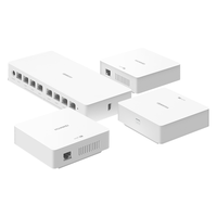 HUAWEI 华为 全屋wifi华为Q6子母路由器网线版全屋WiFi6分布式mesh组网ac+ap千兆面板h6 Q6网线版1母3子