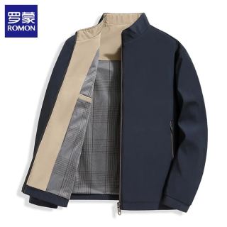 罗蒙 男士秋冬季保暖夹棉夹克