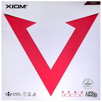 XIOM 骄猛 红V乒乓球胶皮 乒乓球拍套胶79-009进口内能 红色2.0