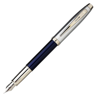 Sheaffer 犀飞利 钢笔 100系列 E0931343-30 半透蓝珐琅 F尖 墨囊礼盒装