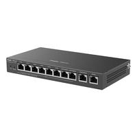 锐捷(Ruijie)千兆路由器企业级网关路由双WAN口无线AC控制器RG-EG210G-P-E8口千兆一体机