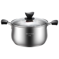 MAXCOOK 美厨 汤锅 316L不锈钢汤锅汤煲24CM 加厚复合底 MCT5978