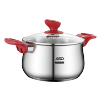 ASD 爱仕达 TS24B5WG 汤锅(24cm、3.6L、316L不锈钢、不锈钢色)