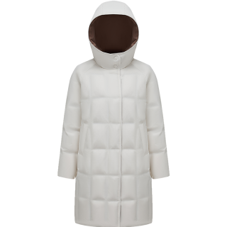 波司登 冬季中长款连帽经典商务羽绒服