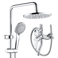 日丰淋浴花洒套装全铜增压沐浴器自洁花洒淋雨喷头套装家用