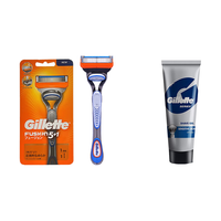 吉列 剃须刀手动刮胡刀男士专用非吉利锋隐5致顺1刀架1刀头