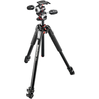 Manfrotto/曼富图 MK055XPRO3-3W 90°的中轴橫置系统 三脚架套装
