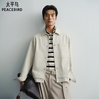 PEACEBIRD/太平鸟 仿麂皮 男士夹克