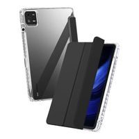 BUBM 必优美 小米平板6/6Pro保护套23款11英寸平板电脑壳三折亚克力防弯全包防摔壳智能休眠套 经典黑