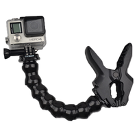 KYOTSU/景胜 Gopro通用款夹具配件 柔性夹板 大力夹 鲨鱼夹