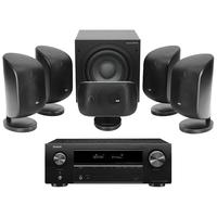 Bowers&Wilkins/宝华韦健 MT系列 MT50+天龙X540H HIFI音箱 家庭影院5.1套装+天龙X540H功放机+低音炮 黑白