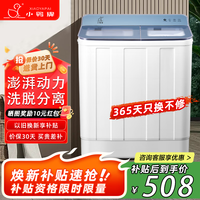 小鸭 洗衣机半自动双桶双缸家用大容量小型租房宿舍波轮脱水甩干两用双杠省电老式强动力易操作