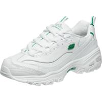 SKECHERS 斯凯奇 D'Lites 女子休闲运动鞋 11931/WGR 白色/绿色 38.5