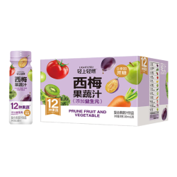 小轻甘 轻上苹果黄芪水免熬煮植物饮品0添加蔗糖解腻果茶0脂肪饮料瓶装 轻上橙汁果汁礼盒1L*2瓶