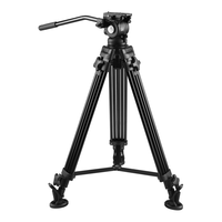 意美捷（E-IMAGE）G50 单反摄影三脚架75碗径云台便携摄像三角架支架液压阻尼三角架