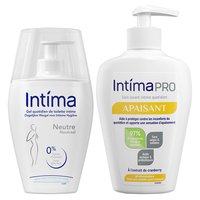 茵缇玛（Intima）女性私密处洗液私处护理液外阴洗护沐浴清洁弱酸亲肤0添加 经期护理200ml+提升防御力200ml