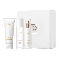  OLAY/玉兰油 补水提亮 美白水乳液洁面礼盒  150ml+100ml+100g