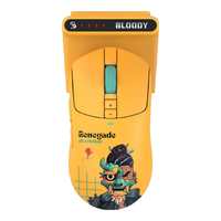 双飞燕（A4TECH）血手野蛮部落有线/无线双模鼠标R72pro电竞PAW3395电竞吃鸡CSGO自定义按键人体工学轻量化游戏鼠标 R72Pro逆行者-黄色