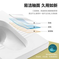 箭牌蹲便器蹲坑水箱家用蹲便器卫生间便盆便池防臭大冲力蹲厕节水