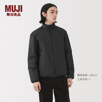 無印良品 MUJI 男式轻量羽绒便携式立领夹克