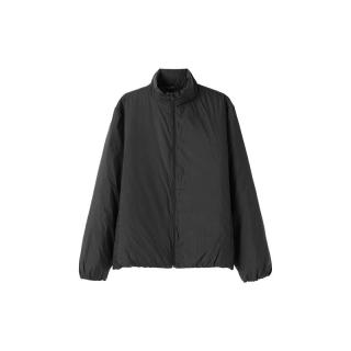無印良品 MUJI 男式轻量羽绒便携式立领夹克羽绒服男款男装25年冬季外套AD0Y9A5A 黑色 S （165/84A）