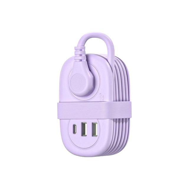 奥睿科 多口设计 便携插排 Type-C/USB接口 绕线器