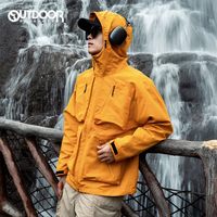 OUTDOOR PRODUCTS 秋冬户外登山休闲防风防水冲锋衣多口袋连帽夹克OFJKC31043