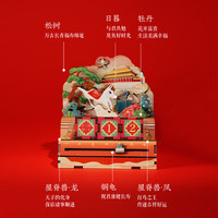 故宫文化马上有福木质拼装万年历 摆件台历 故宫博物院文创 新年