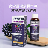 值友专享、PLUS会员：Sambucol 黑接骨木莓vc锌儿童糖浆 120ml