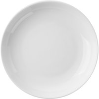 友来福 陶瓷盘家用白瓷盘子8英寸中式餐盘菜盘酒店商用微波炉可用5只装