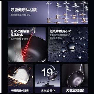  SUPOR/苏泊尔 无涂层不粘 炒锅  304不锈钢