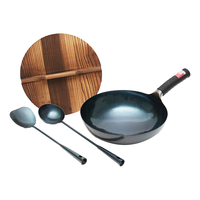 章丘铁锅京东舌尖上的中国手工锻打炒锅无涂层炒菜锅孙连星传承款32cm