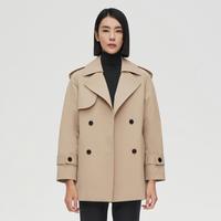 波司登 女式商务时尚大方新潮中长款鹅绒保暖风衣羽绒服